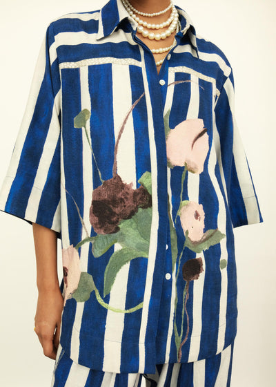 Prussian Stripes Shirt Set