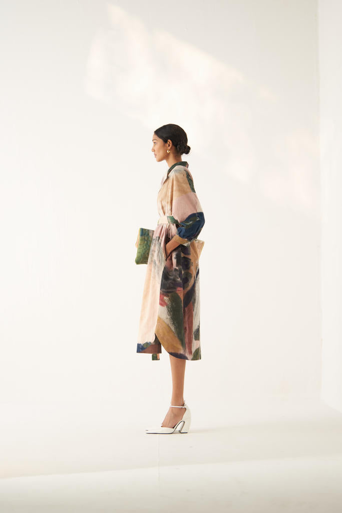 Wallflower Trench Dress with belt