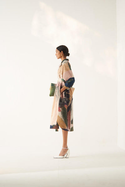 Wallflower Trench Dress with belt