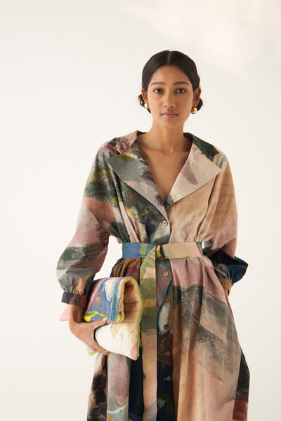 Wallflower Trench Dress with belt
