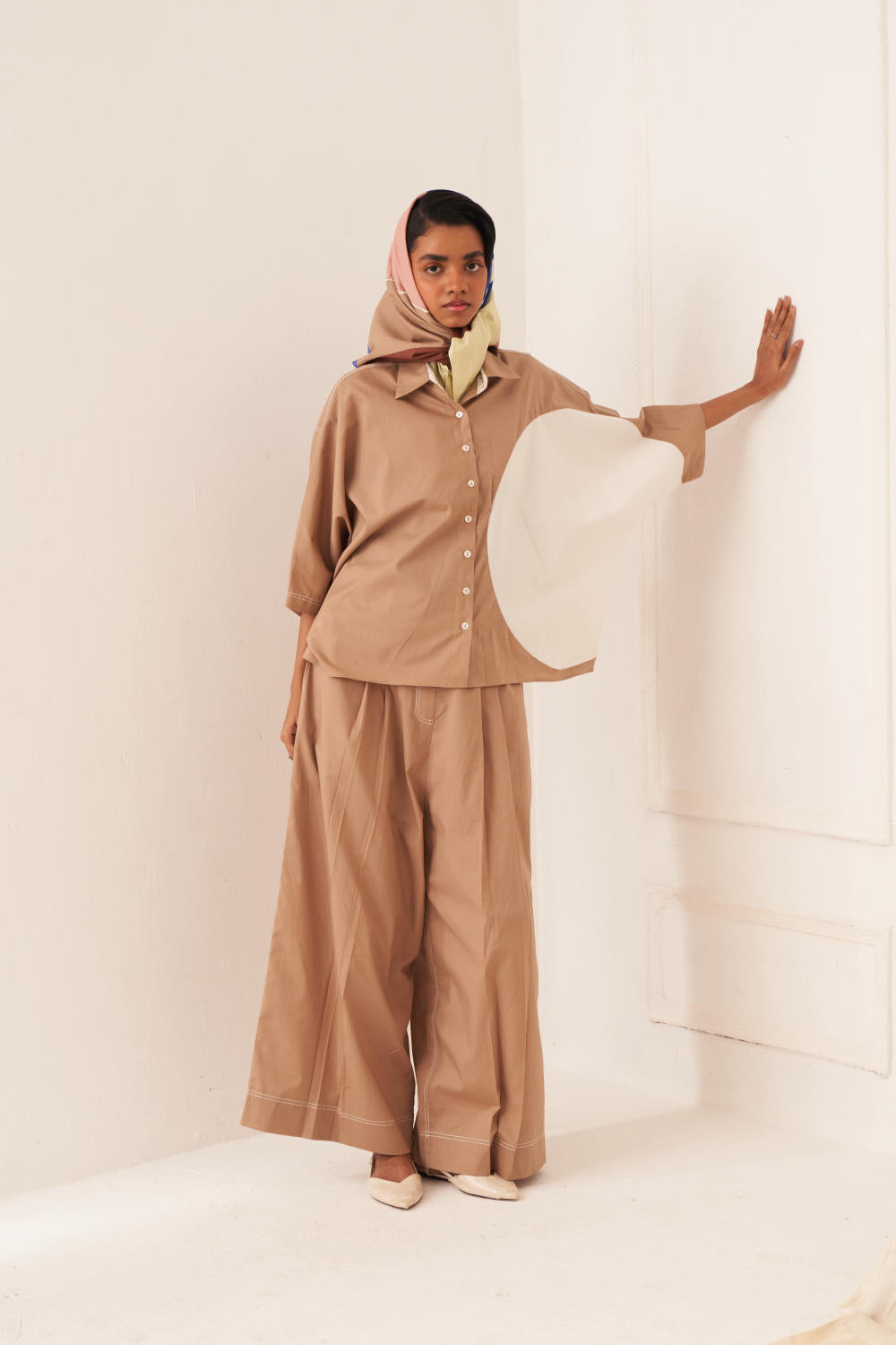 Circular Shirt Set