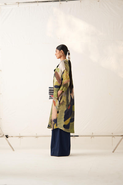 Phoenix Organza Trench Dress