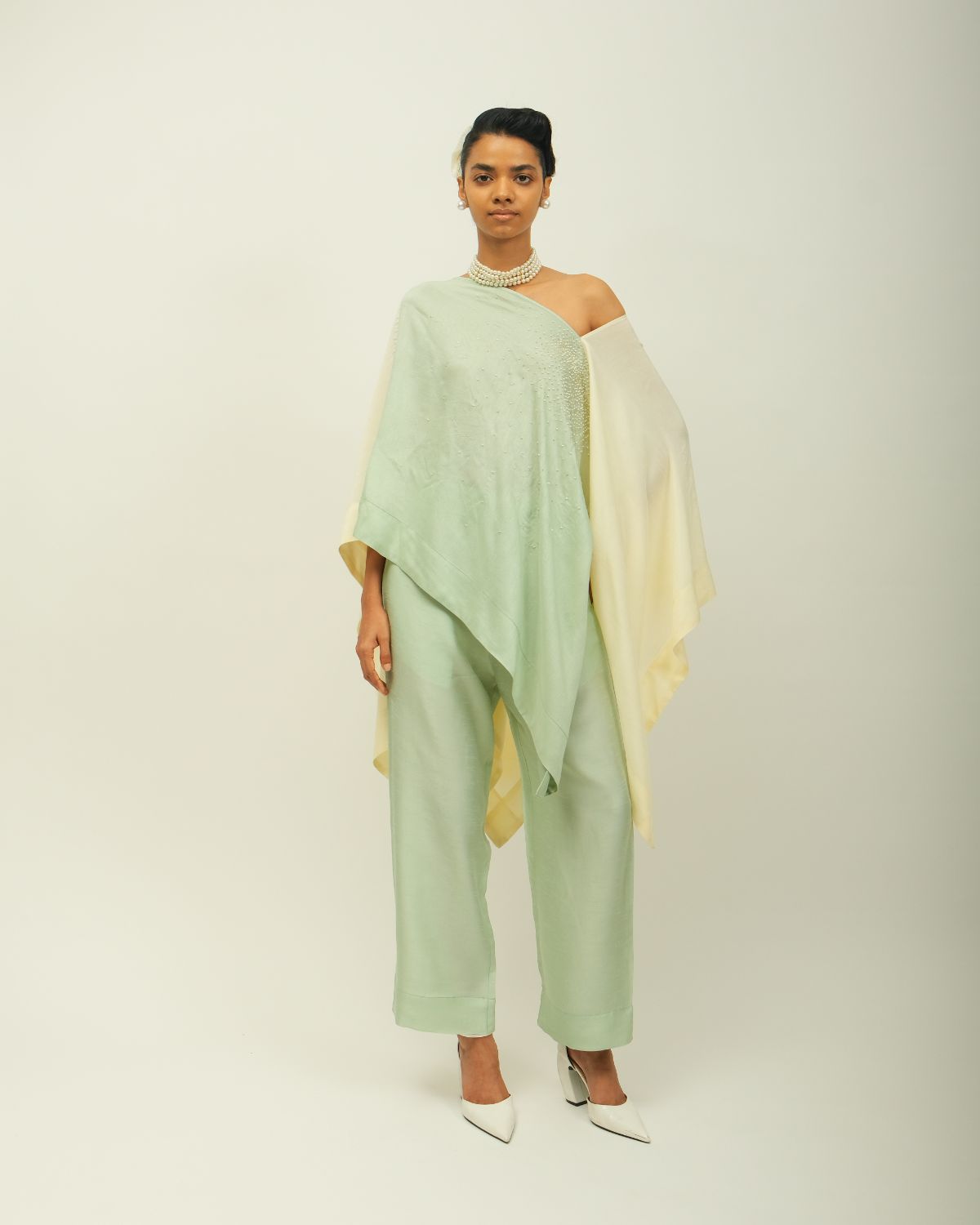 Teal Bloom pants
