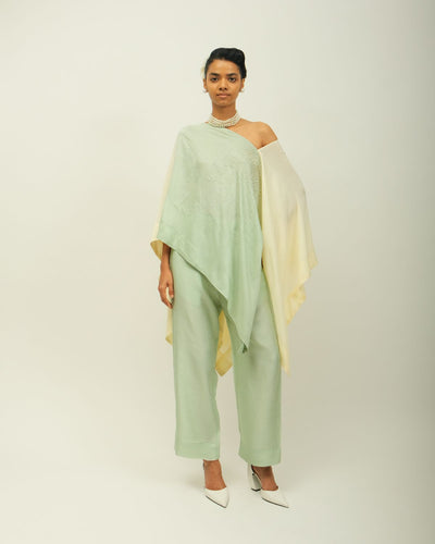 Teal Bloom pants