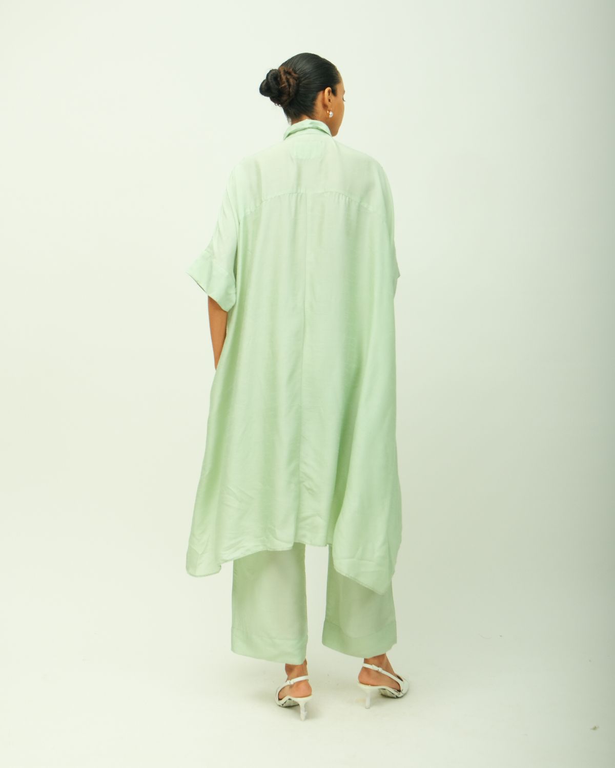 Teal Bloom Kurta Set