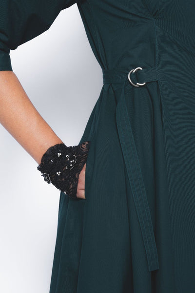 Olivette Dress - Forest Green