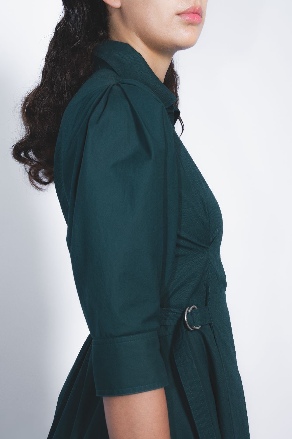 Olivette Dress - Forest Green