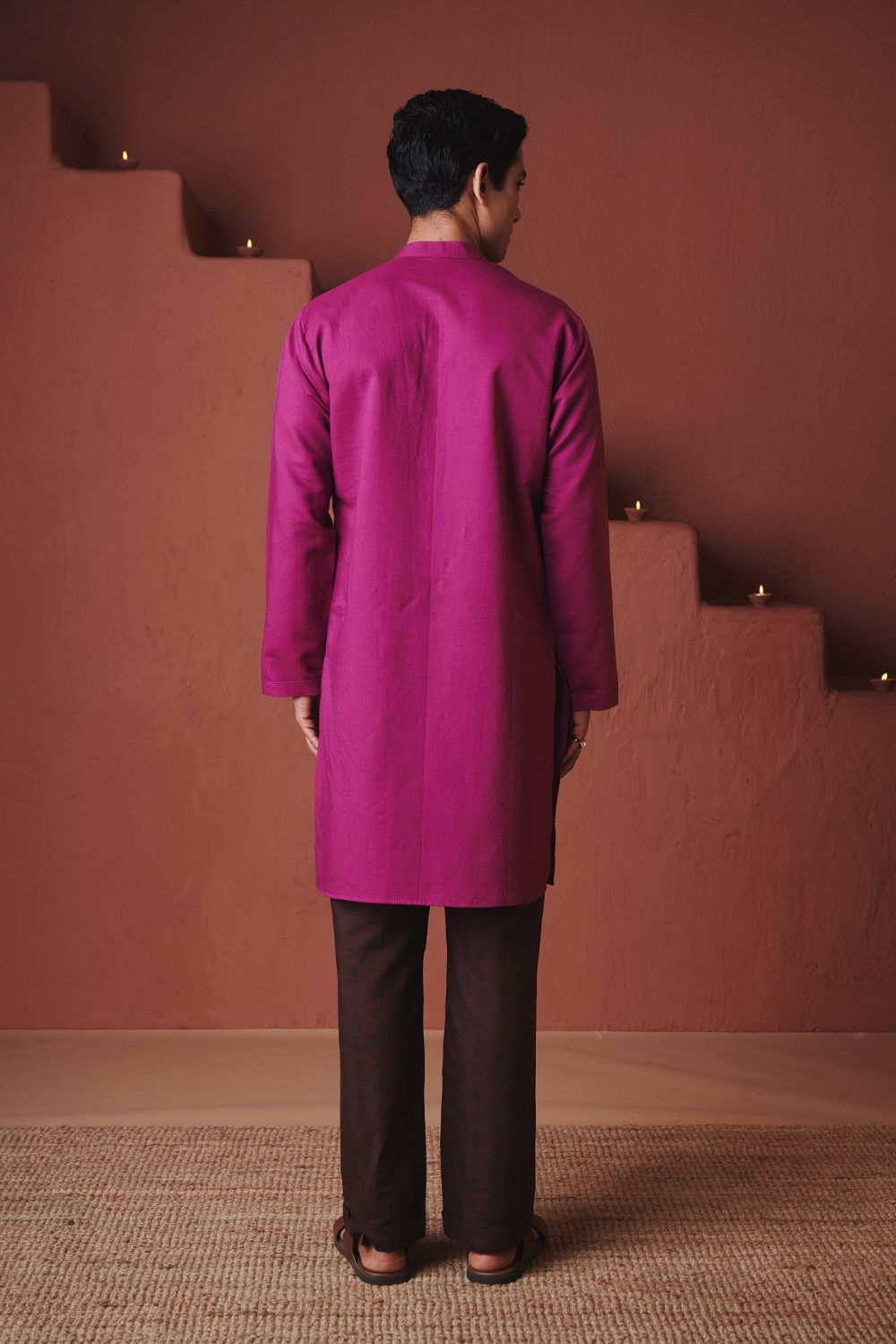 Orchid Co Linen Men's Classic Kurta