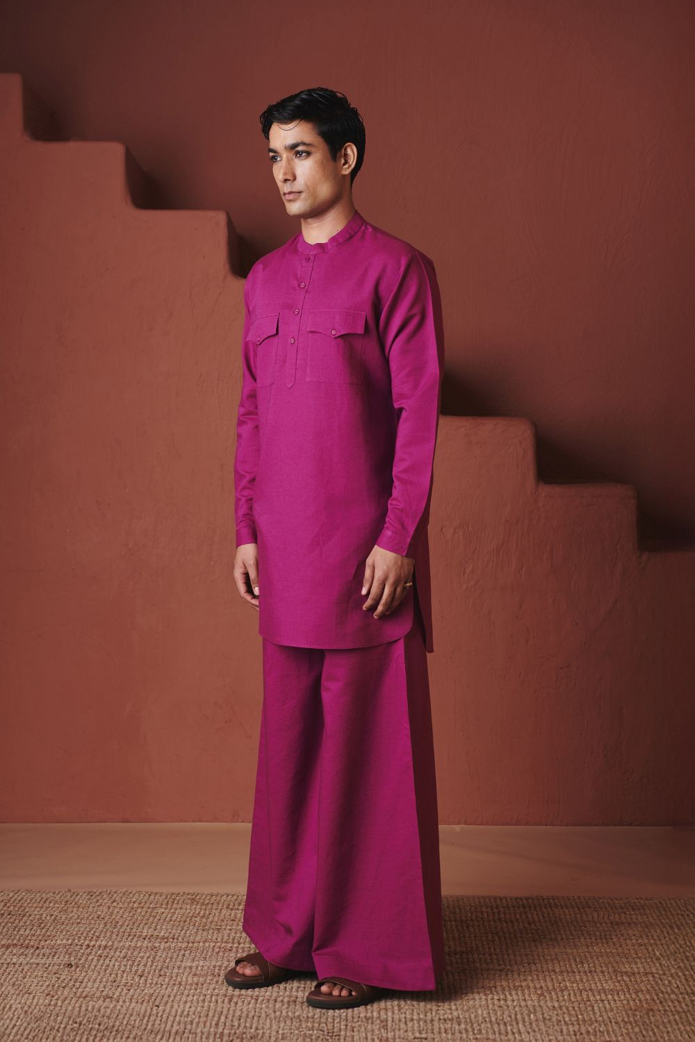 Orchid Co Linen Men's Saif Kurta Set