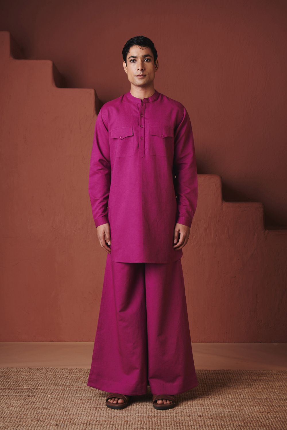 Orchid Co Linen Men's Saif Kurta Set