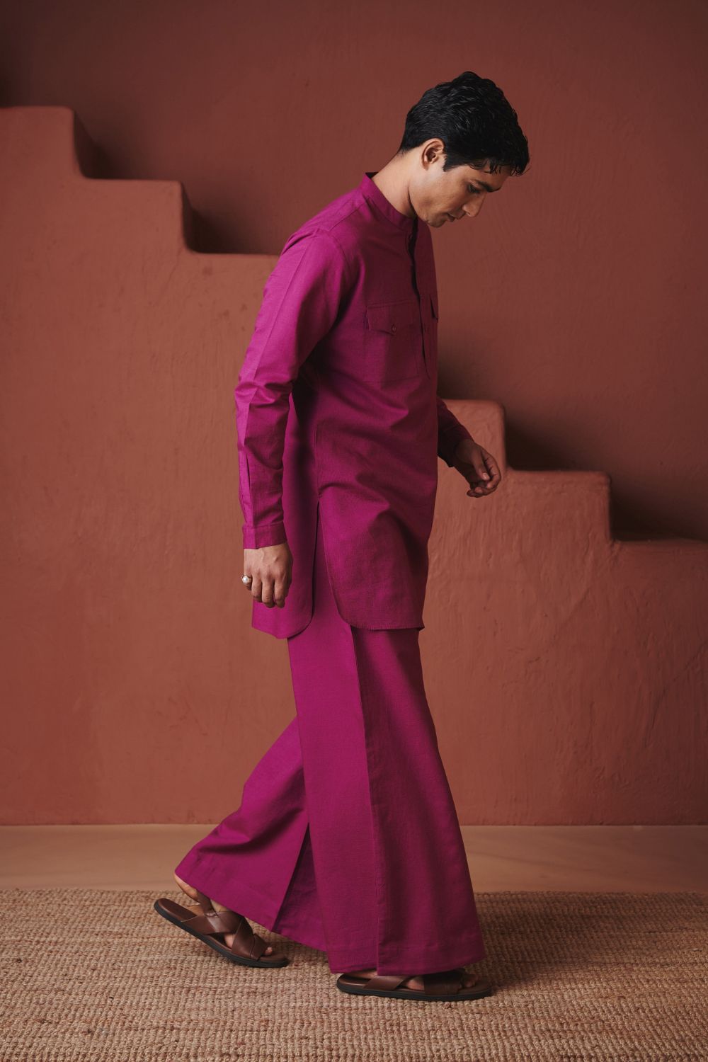 Orchid Co Linen Men's Saif Kurta Set