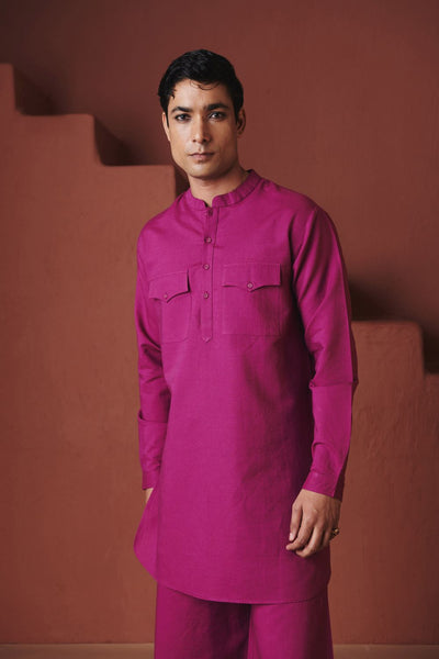 Orchid Co Linen Men's Saif Kurta Set