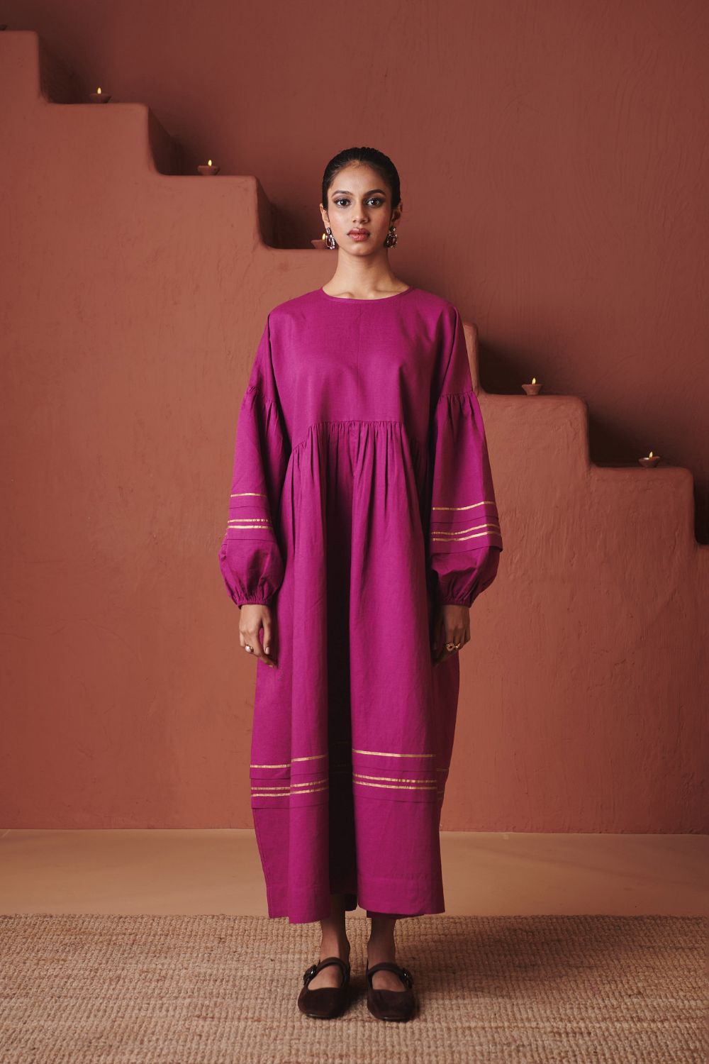 Orchid Co Linen Sack Dress