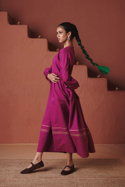 Orchid Co Linen Sack Dress