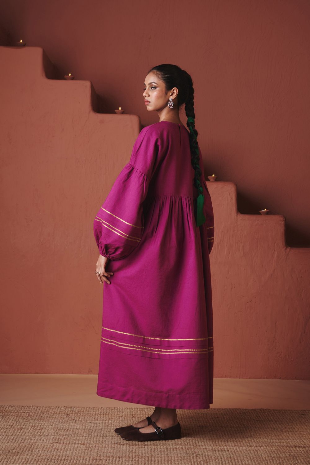 Orchid Co Linen Sack Dress