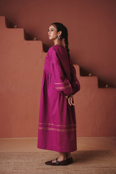 Orchid Co Linen Sack Dress