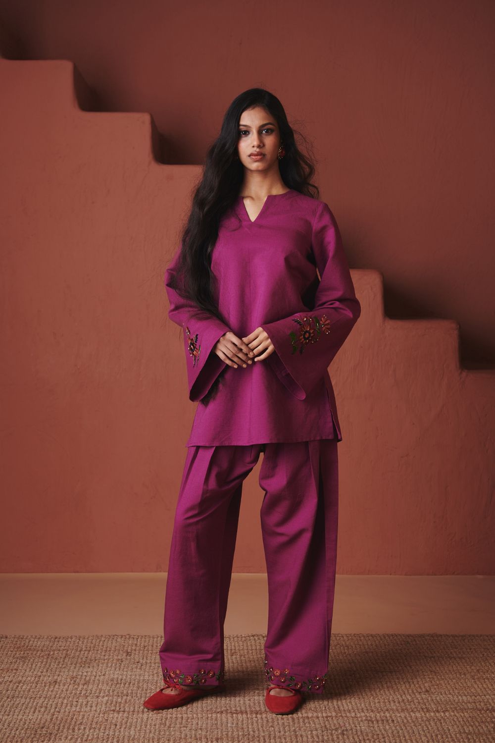 Orchid Co linen Farsi Kurta Set