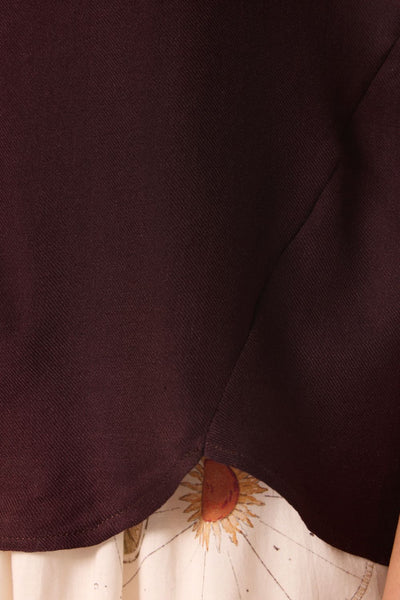 Orion Wine Silk Top