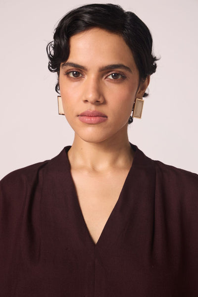 Orion Wine Silk Top