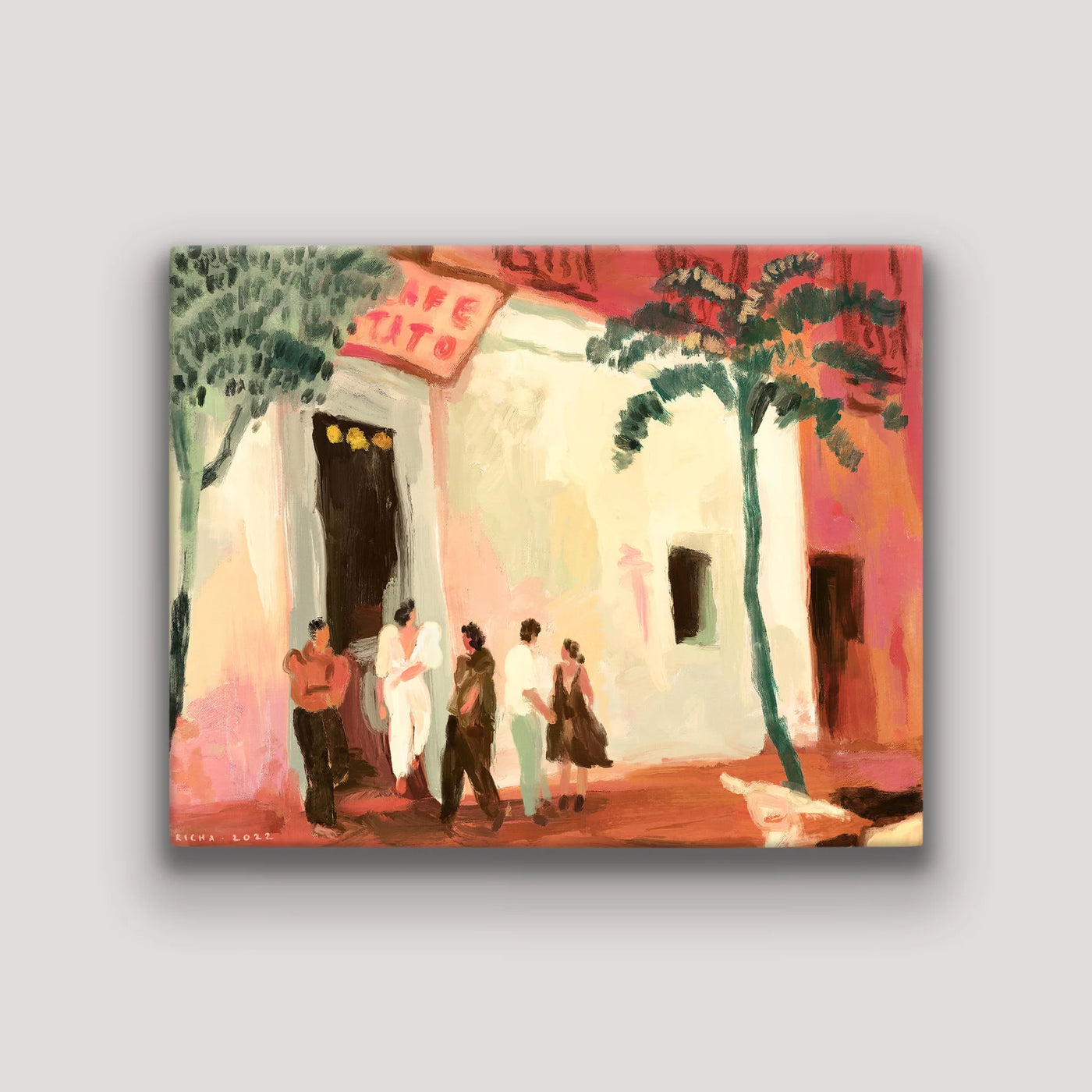 Outside the Tavern