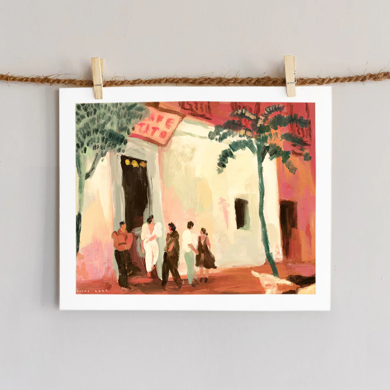 Outside the Tavern