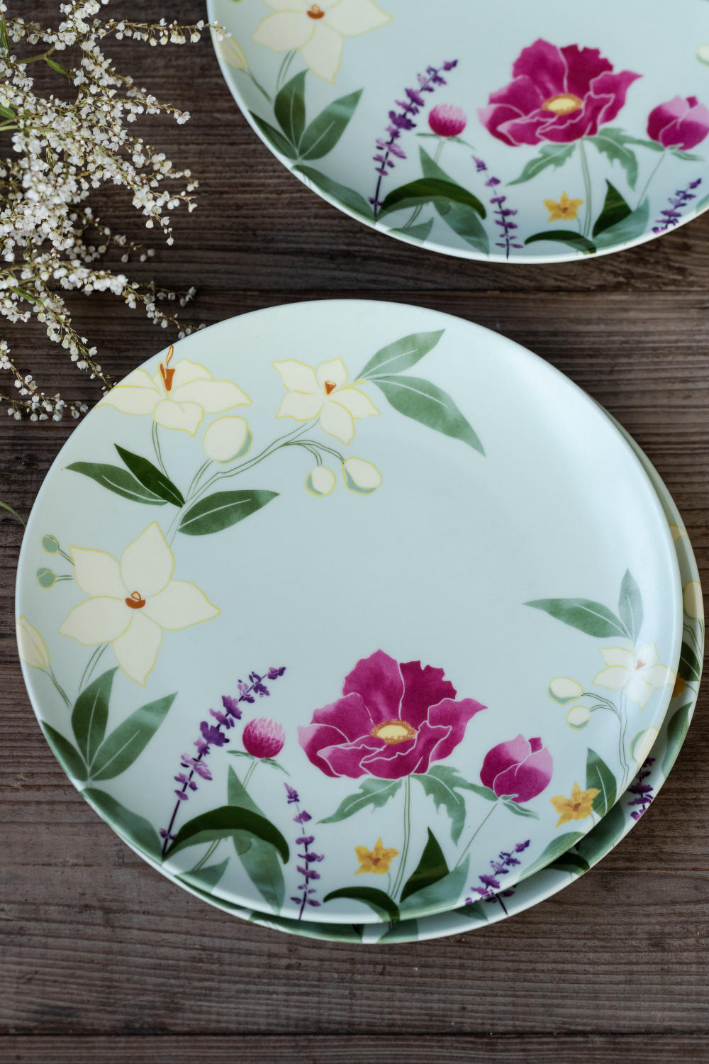 Postcards from Shimla- Pastoral Dinner Plates