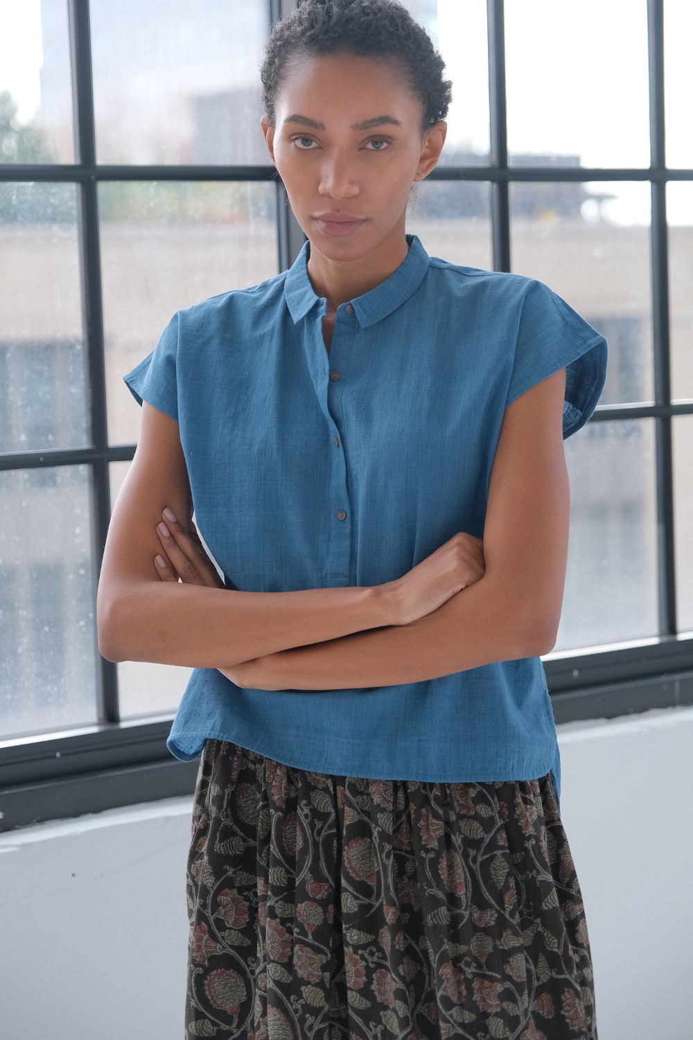 Pacific Tide Popover Top