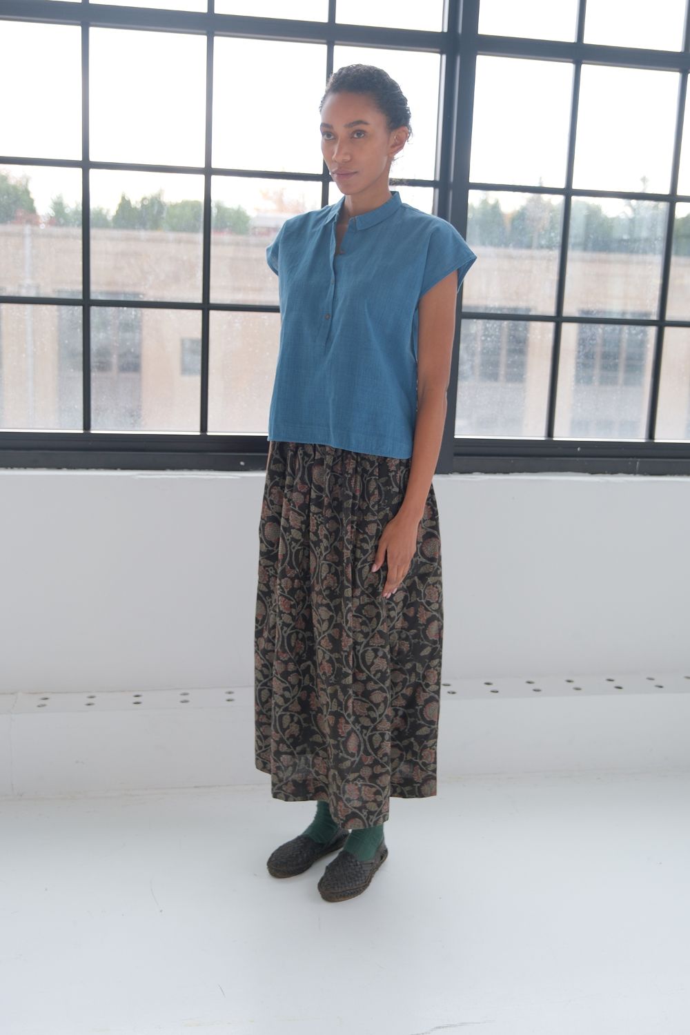 Pacific Tide Popover Top