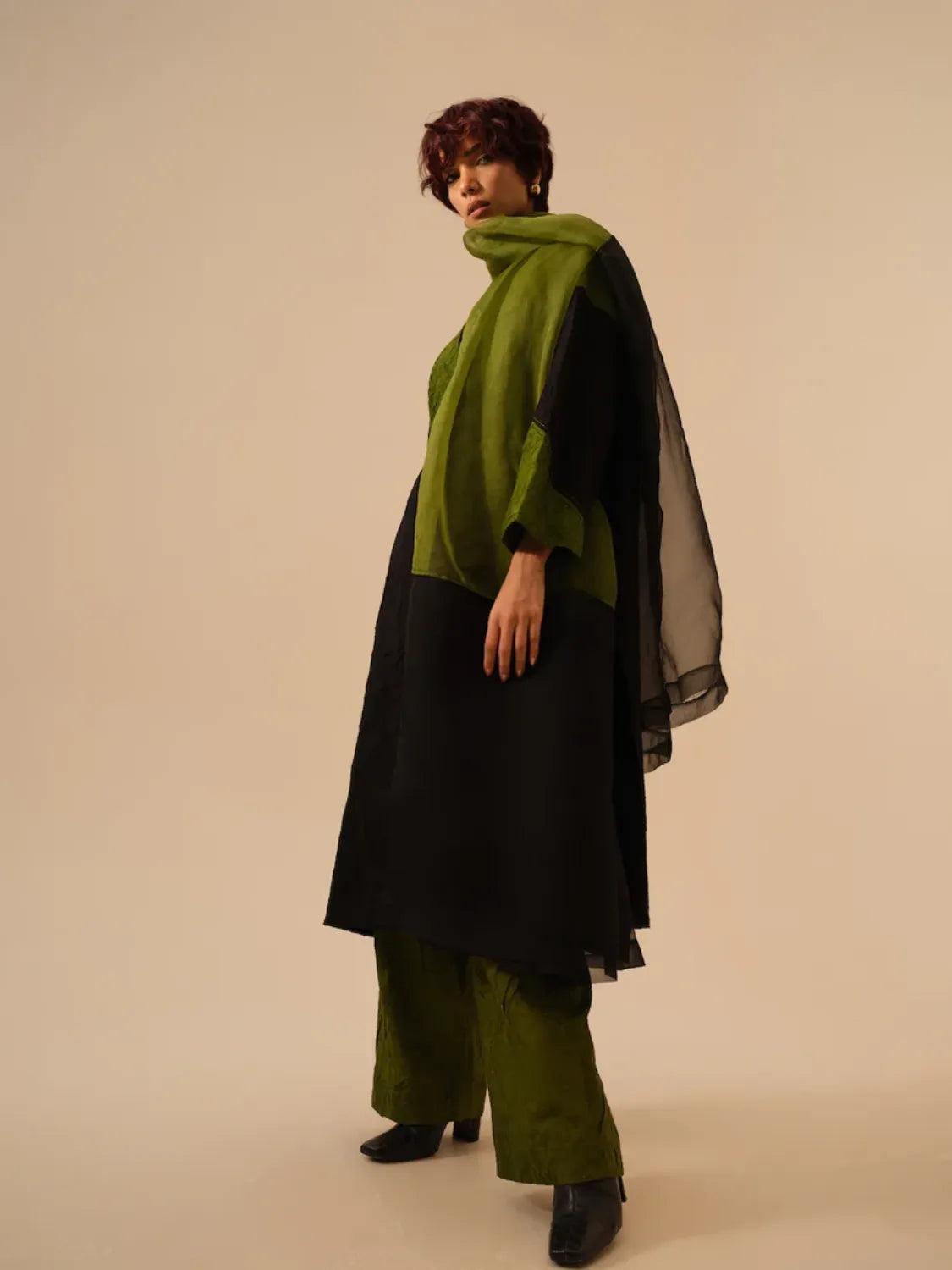 Petal Pants-Jade Green