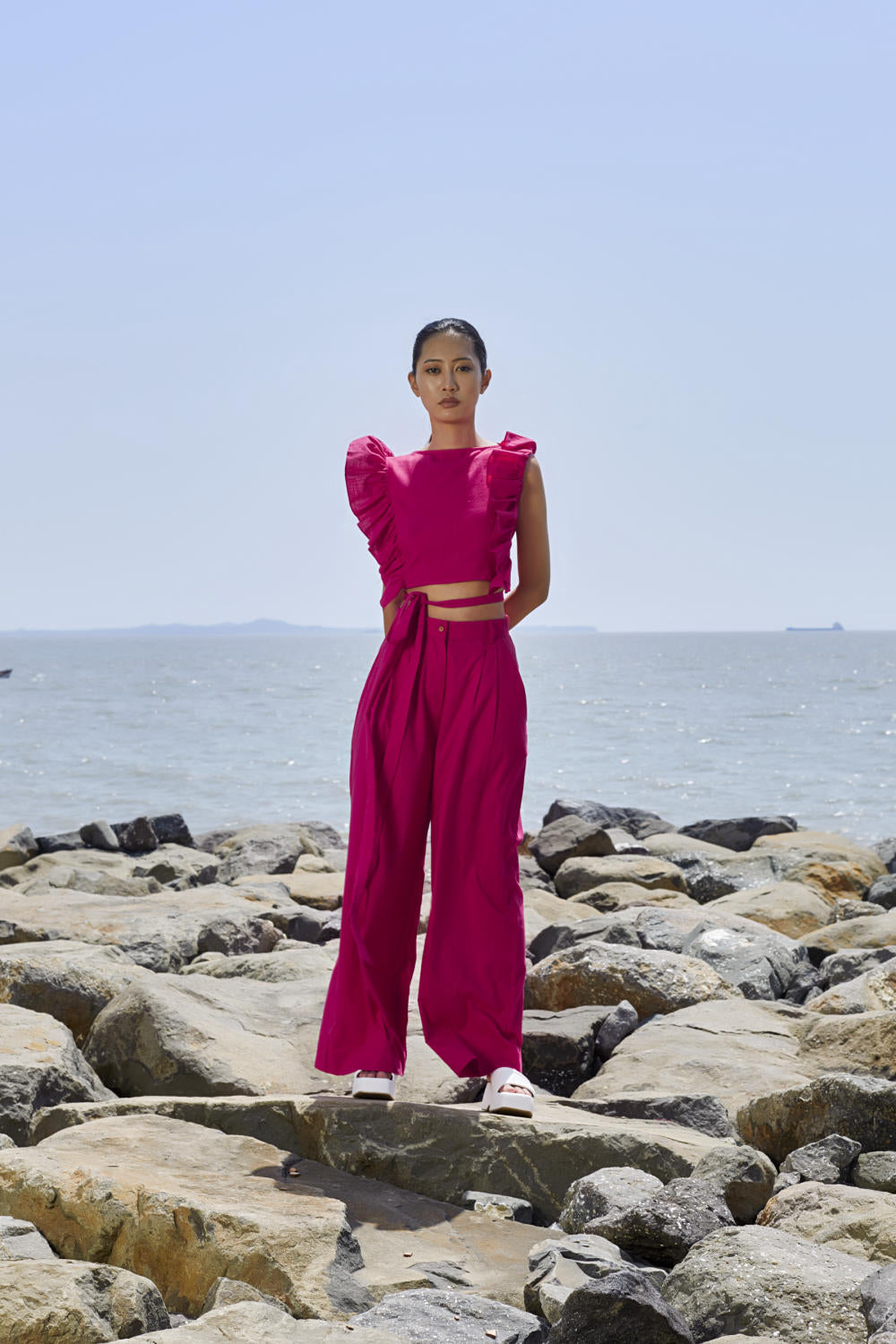 Pink Overlap Co-Ord Set