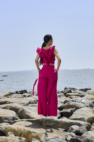 Pink Overlap Co-Ord Set