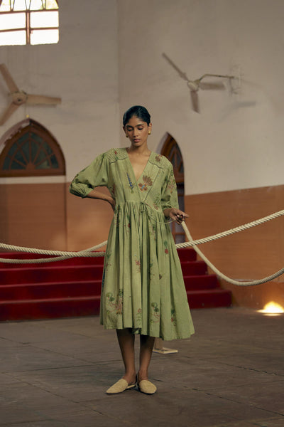 Poem Dress - Sage Green
 Botanical
