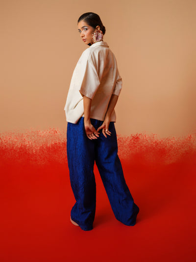 Petal Pants (Electric Blue)-Ech/Pe/Bo/Bl