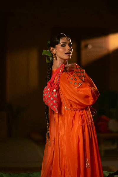 Ramani Red Phool Potli- Red