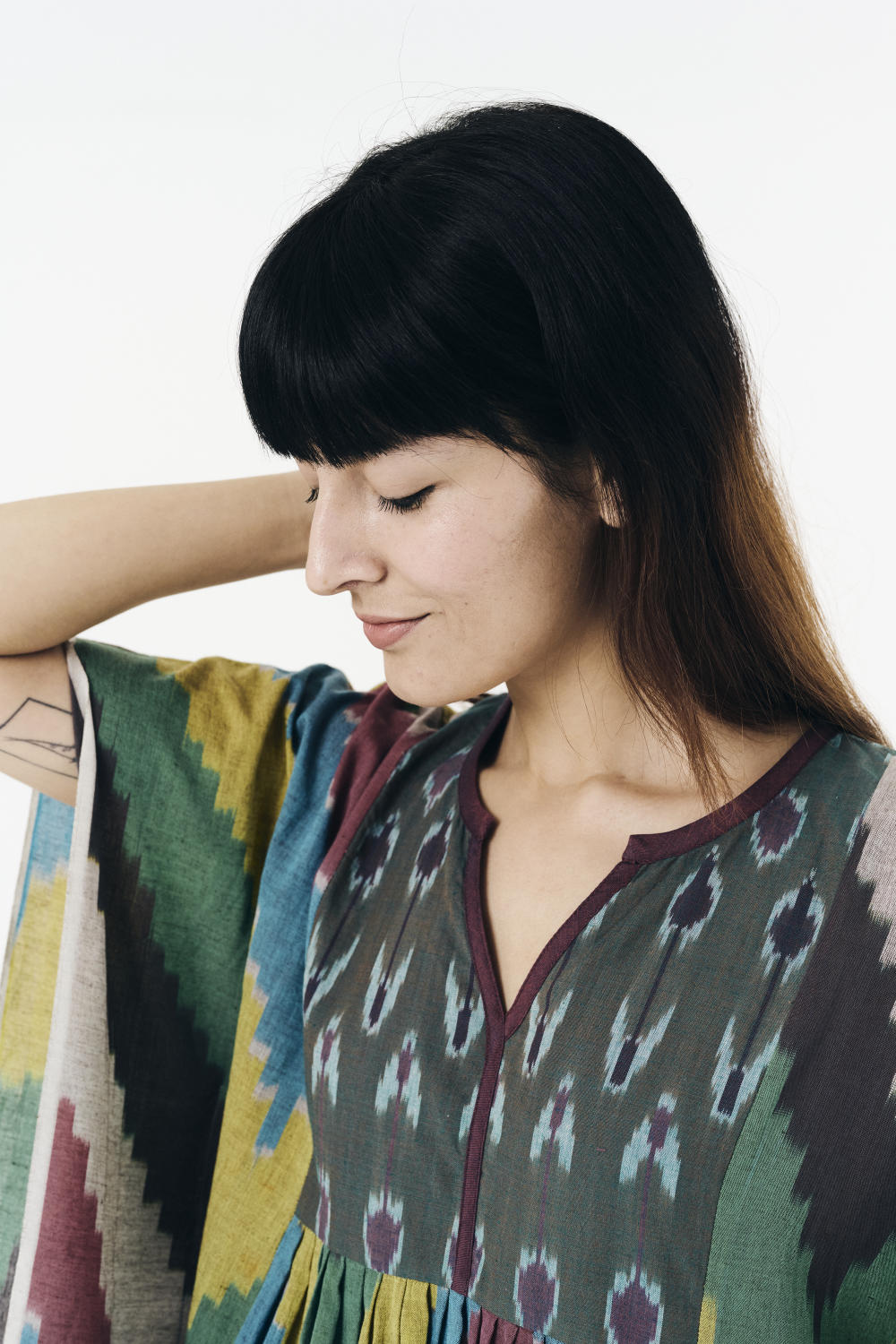 Prism Yoke Kaftan