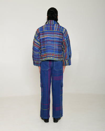 RECYCLE INDIGO FUJITA JACKET