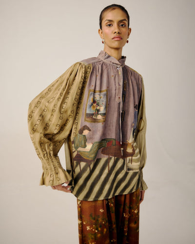 RUFFLED TOP-Living Room