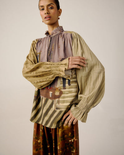 RUFFLED TOP-Living Room