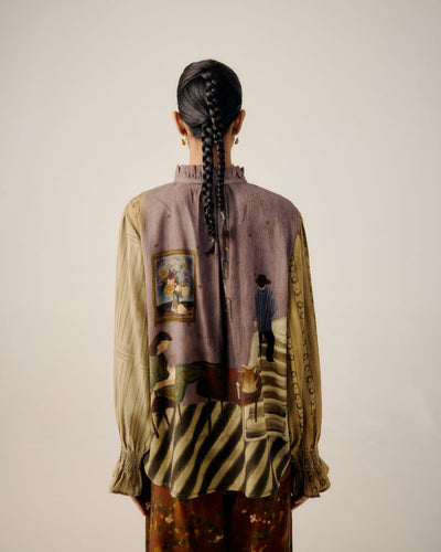 RUFFLED TOP-Living Room