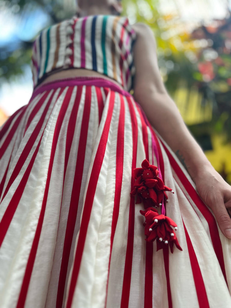 Rangoli Gulab Skirt + Rangoli Laal Top