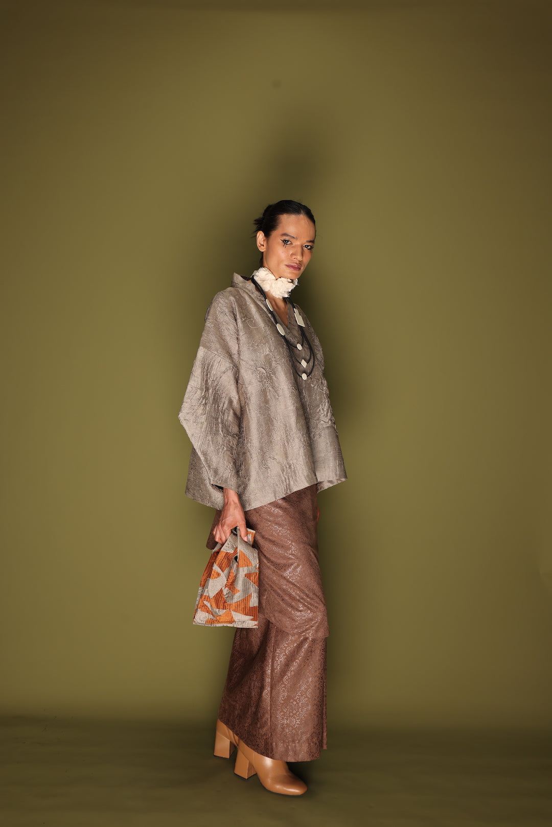 Ripple Top-Grey