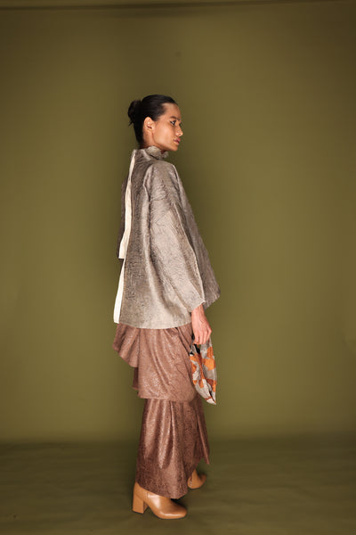 Ripple Top-Grey