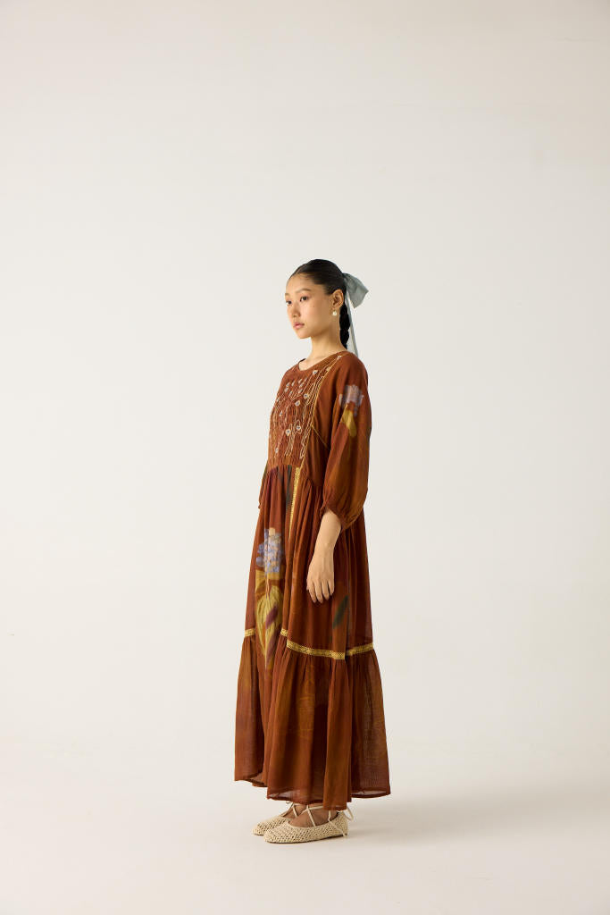 RIVER DRESS-FOLIAGE