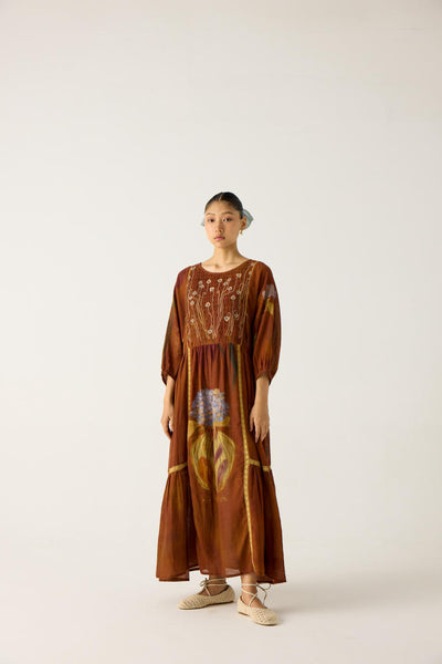 RIVER DRESS-FOLIAGE