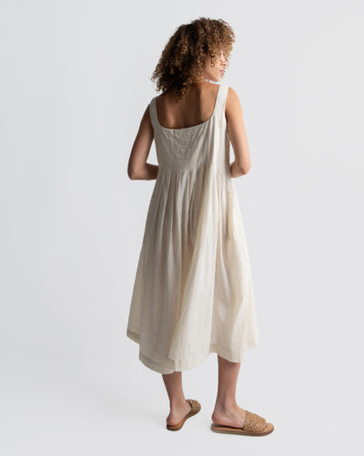 Romantic White Midi Dress