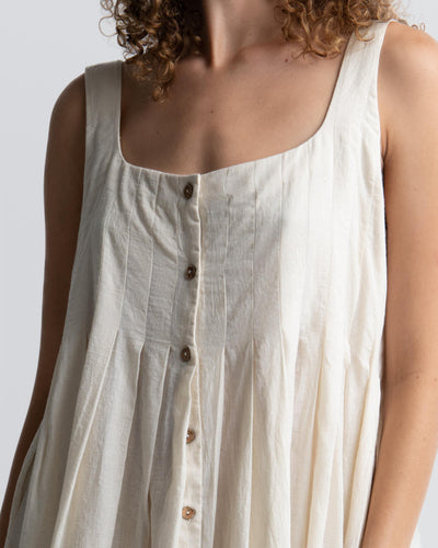 Romantic White Midi Dress