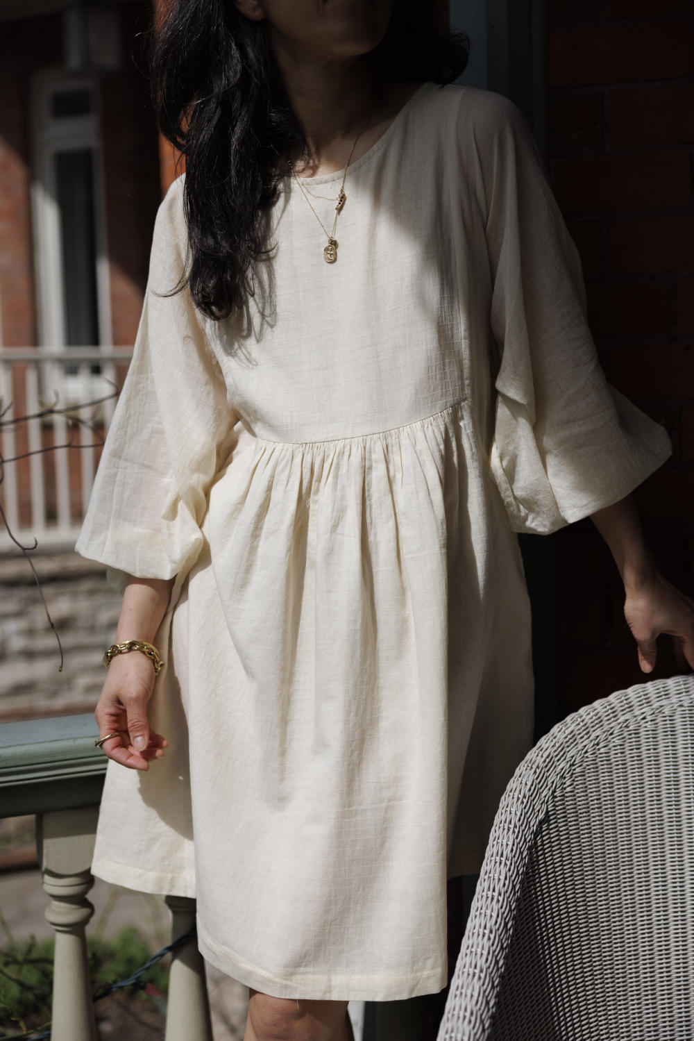 Romantic dress-White