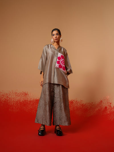 Root Shirt (Grey + Natural + Pink)-Ech/Ro/To/GrNAPi