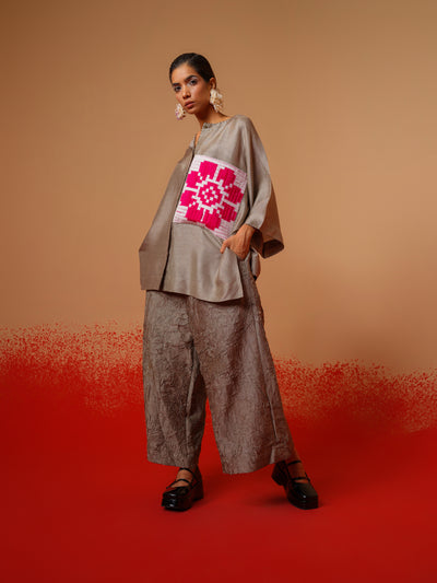 Root Shirt (Grey + Natural + Pink)-Ech/Ro/To/GrNAPi