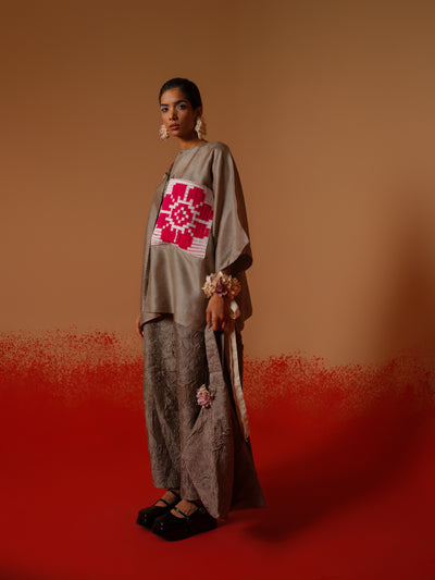 Root Shirt (Grey + Natural + Pink)-Ech/Ro/To/GrNAPi